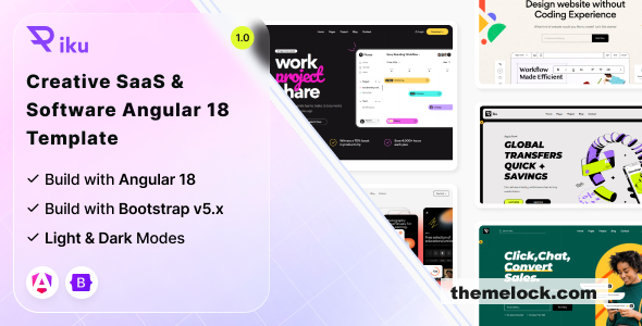 Piku - Creative Saas & Software Angular Template