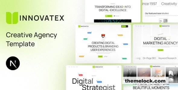 Innovatex - Digital Agency React Next Js Template