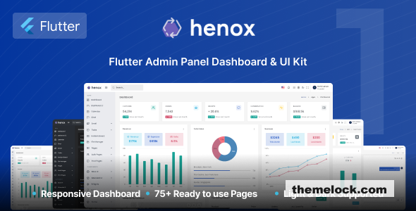 Henox - Flutter Admin Panel & UI Kit