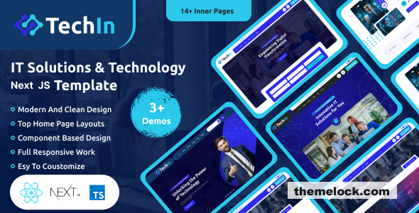 Techin - It Solution & Technology Next JS Template