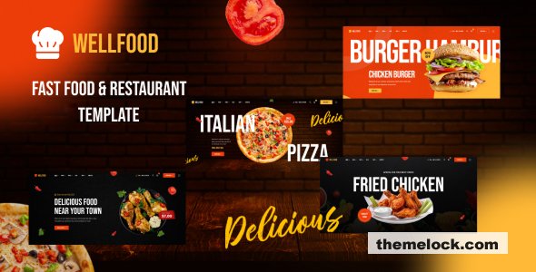 Wellfood - Fast Food & Restaurant Laravel Template