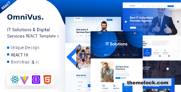 Omnivus v5.6 - IT Solutions & Services React JS Template