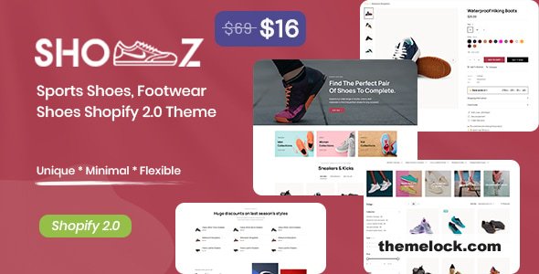 Shooz v1.0 - Sports Shoes, Footwear Shoes Shopify 2.0 Theme