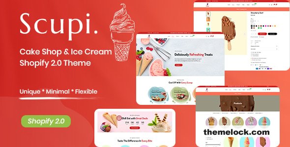 Scupi v1.0 - Cake Shop & Ice Cream Shopify 2.0 Theme