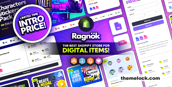 Download Ragnok – Shopify Theme for Digital Items | Free Nulled Scripts