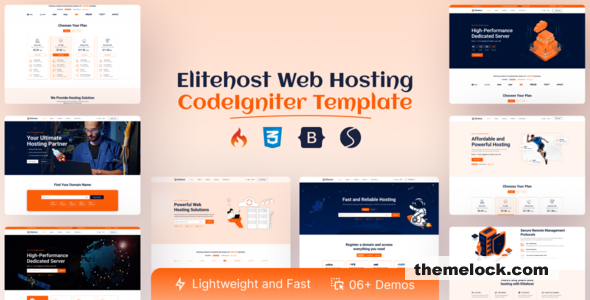 Elitehost - Webhosting & WHMCS CodeIgniter Template