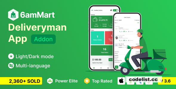 6amMart - Delivery Man App v3.6