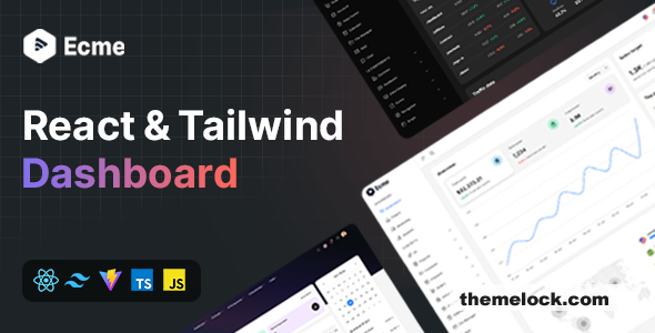 Ecme v1.3.8 - React Tailwind Admin Template (React 19)