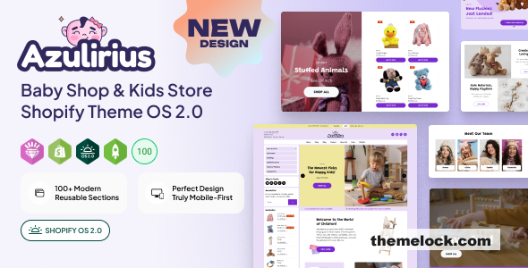 Azulirius v2.1.0 - Baby Shop and Kids Store Shopify Theme OS 2.0