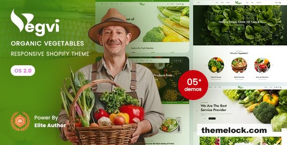 Vegvi - Organic Vegetables Responsive Shopify 2.0 Theme
