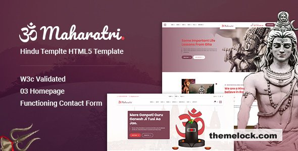Download Maharatri – Hindu Temple HTML5 Template | Free Nulled Scripts