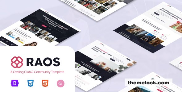 Download Raos – Responsive Cycling Club & Community HTML Template | Free Nulled Scripts