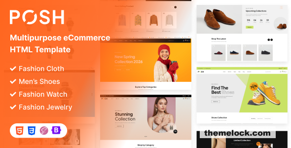 Download Posh – eCommerce HTML Template | Free Nulled Scripts