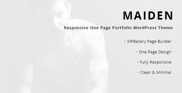 Maiden v1.8 - Responsive One Page Portfolio WordPress Theme