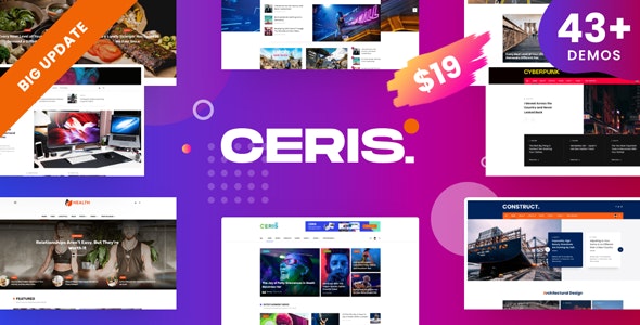 Ceris v2.4 - Magazine & Blog WordPress Theme