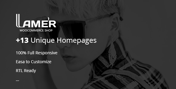 Lamer Fashion v1.8 - WooCommerce WordPress Theme