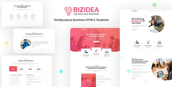 Bizidea v1.0 - Multipurpose Business HTML5 Template
