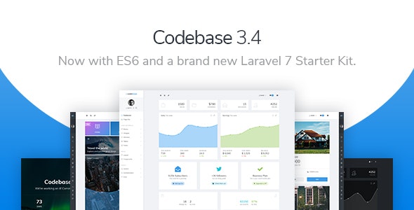 Codebase v3.4 - Bootstrap 4 Admin Dashboard Template & Laravel 6 Starter Kit