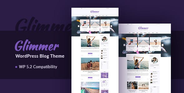 Glimmer v3.0 - A Responsive WordPress Blog Theme