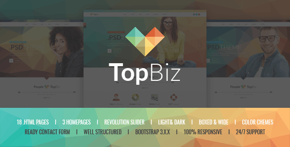 TopBiz v1.0 - Responsive Corporate HTML5 Template