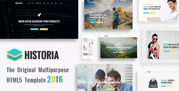 Historia v1.0 - Responsive Multi-Purpose HTML Template