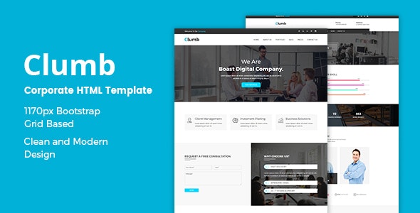 Clumb - Corporate HTML Template