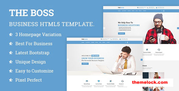 The Boss v1.0 - Corporate & Business HTML Template