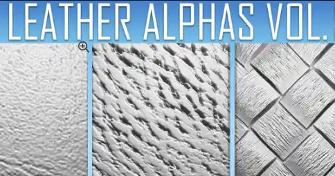 Download 20 Leather Alphas Vol.5 (ZBrush, Substance, 2K) Crack
