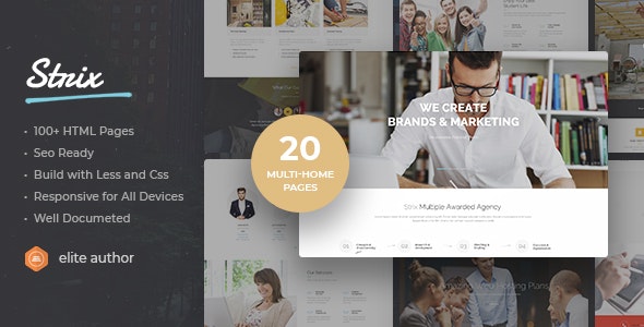 Strix v1.0 - Multipurpose HTML5 Template