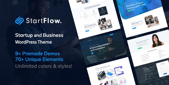 Start Flow v1.11 - Startup and Creative Multipurpose WordPress Theme