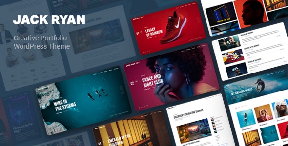 Jack Ryan v1.0.0 - Creative Portfolio WordPress Theme