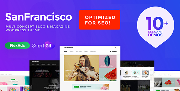SanFrancisco v1.6 - MultiConcept Blog & Magazine WordPress Theme