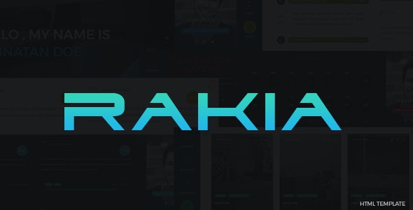 RAKIA v1.0 - Responsive Vcard / Resume Template