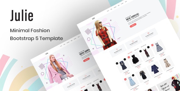 Julie v1.0 - Minimal Fashion Bootstrap 5 Template