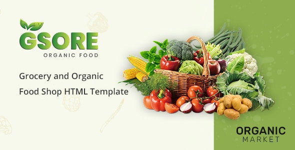 Gsore v1.0 - Grocery and Organic Food Shop HTML Template