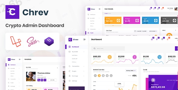 Chrev v1.0 - Crypto Laravel Admin Dashboard & Bootstrap Template