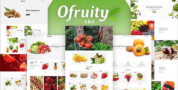 Ofruity v1.0.1 - Organic Food/Fruit/Vegetables eCommerce Shopify Theme
