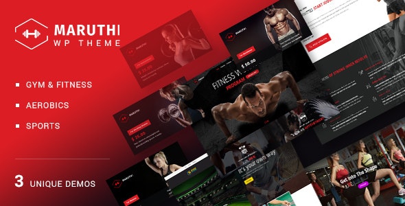 Maruthi Fitness v1.7 - Fitness Center WordPress Theme