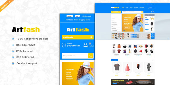 Download Artfash – Responsive PrestaShop Theme | Free Nulled Scripts