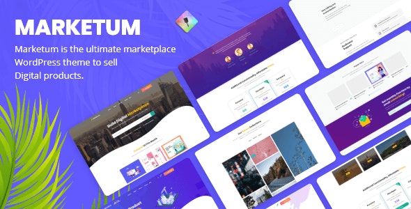 Marketum v1.1.6 - Digital Product Marketplace WordPress Theme