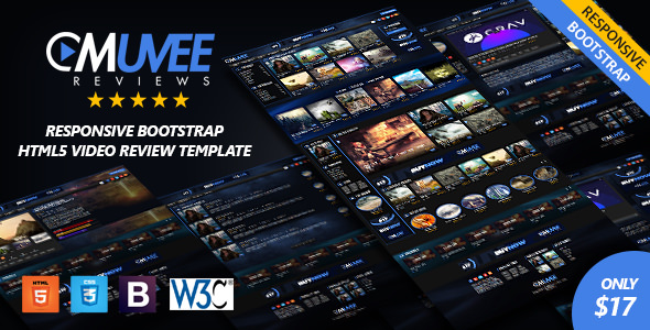 Download Muvee Reviews – Video/Movie Responsive HTML5 Bootstrap Template | Free Nulled Scripts