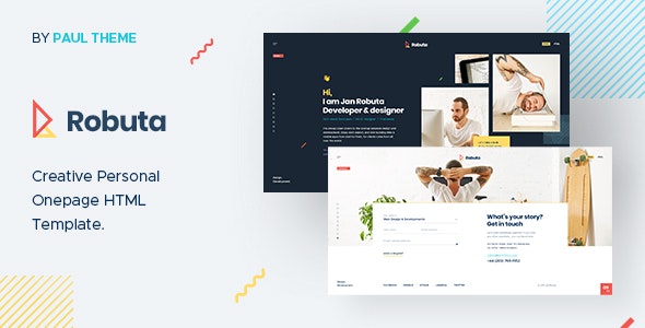 Robuta v1.0 - Personal Onepage HTML Template