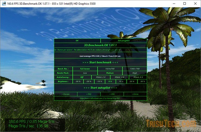 Download 3D.Benchmark.OK v2.41 Portable