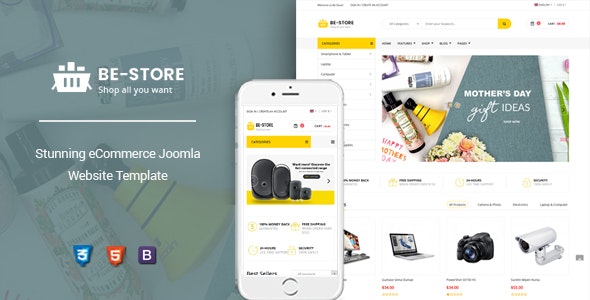 Download BeStore v1.0 – Multipurpose Joomla eCommerce Template | Free Nulled Scripts