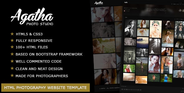 Agatha v1.7 - Photography Portfolio Website Template