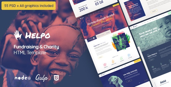 Helpo v1.0 - Fundraising & Charity HTML Template