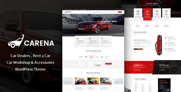 Carena v2.1- Car Dealer Rental and Automative Theme