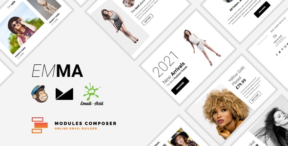 Emma v1.0 - E-commerce Responsive Email for Fashion & Accessories with Online Builder