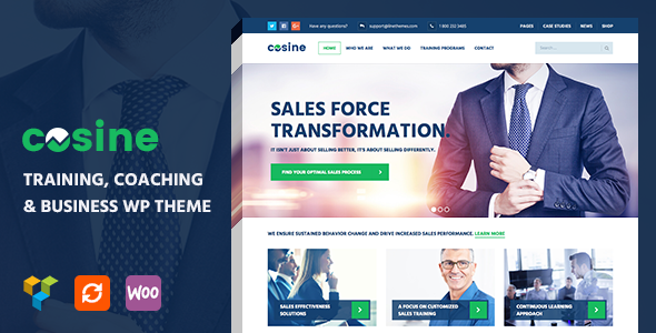 Cosine v1.0.4 - Training, Coaching & Business Theme