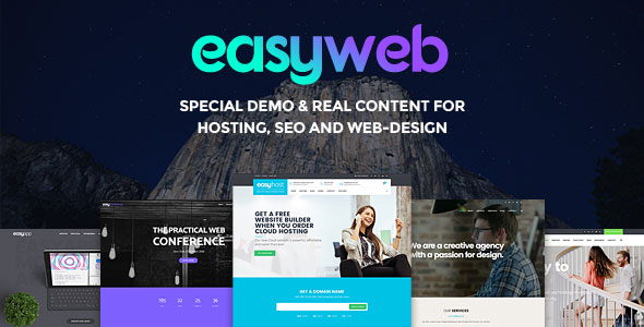 EasyWeb v2.4.3 - WP Theme For Hosting, SEO and Web-design